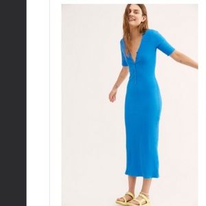 Free people blue dress 🦋